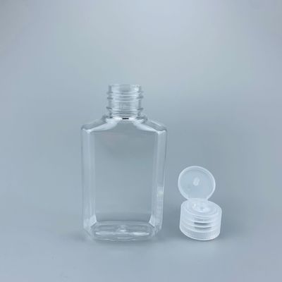 Desinfecção 60ml Flip Cap Plastic Sanitizer Bottle do álcool
