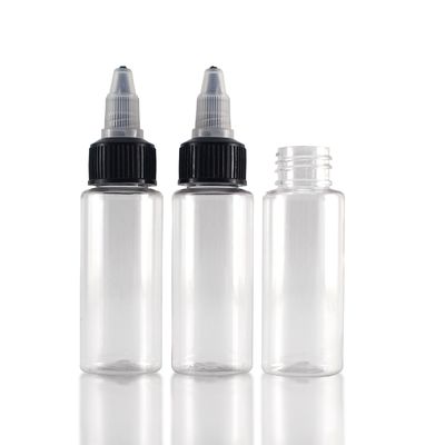 Garrafas do recipiente plástico do ODM do Sanitizer 5ml do tampão PETG da torção