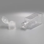 Garrafas desinfetantes do recipiente de plástico da capacidade do gel 60ml da mão