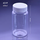 garrafas de comprimido plásticas do HDPE do tampão de parafuso de 200ml 250ml